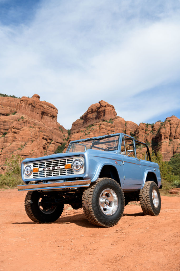 Bronco In The Desert | Gateway Bronco | St. Louis, MO Blue Gateway custom built Bronco in the desert.