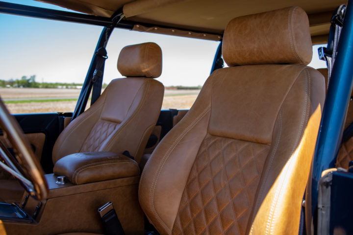 Brown Leather Seats.