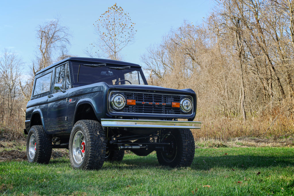 Ford Bronco in a field. The Bronco Lifestyle: An Escape to Simplicity.