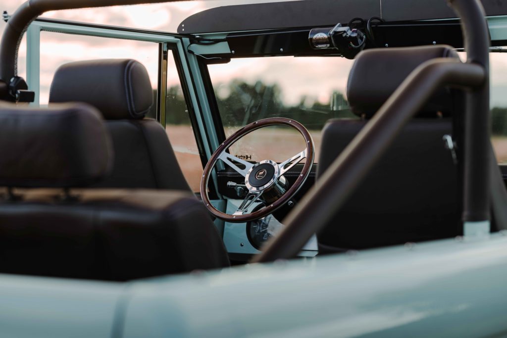 Inside of Ford Bronco. Headed to SEMA 2021.