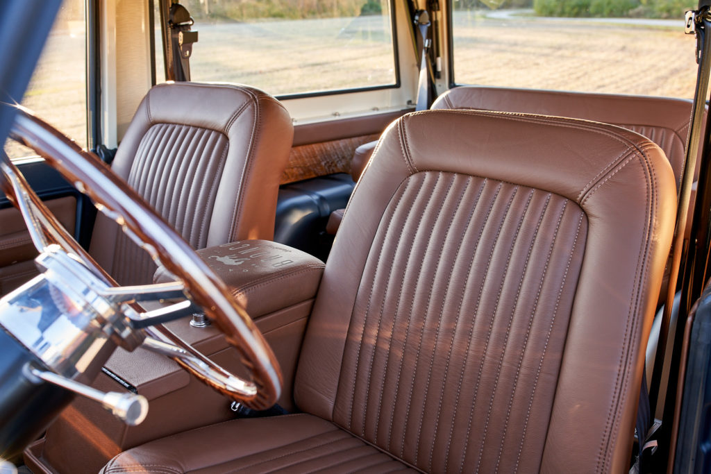 Gateway Bronco 100 Build front seat and steering wheel.