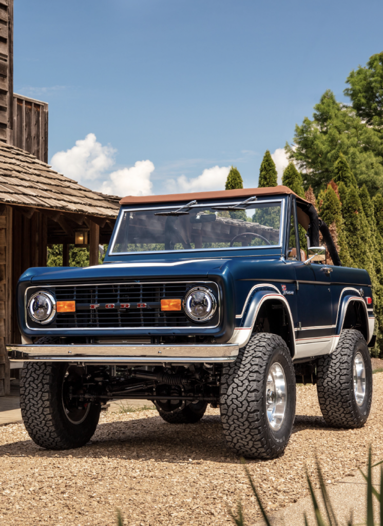 Gateway Bronco Process. Front view of Custom Ford Bronco.
