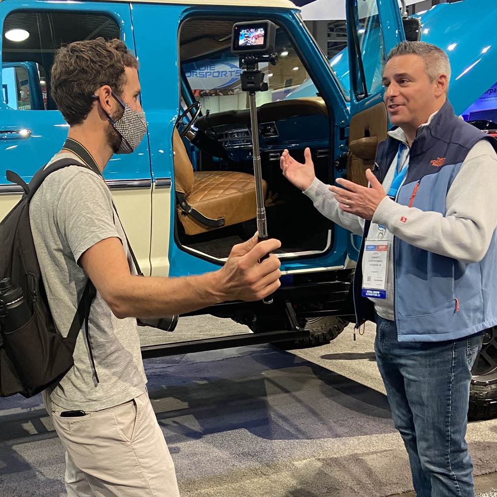 Godzilla truck interview at SEMA 2021.