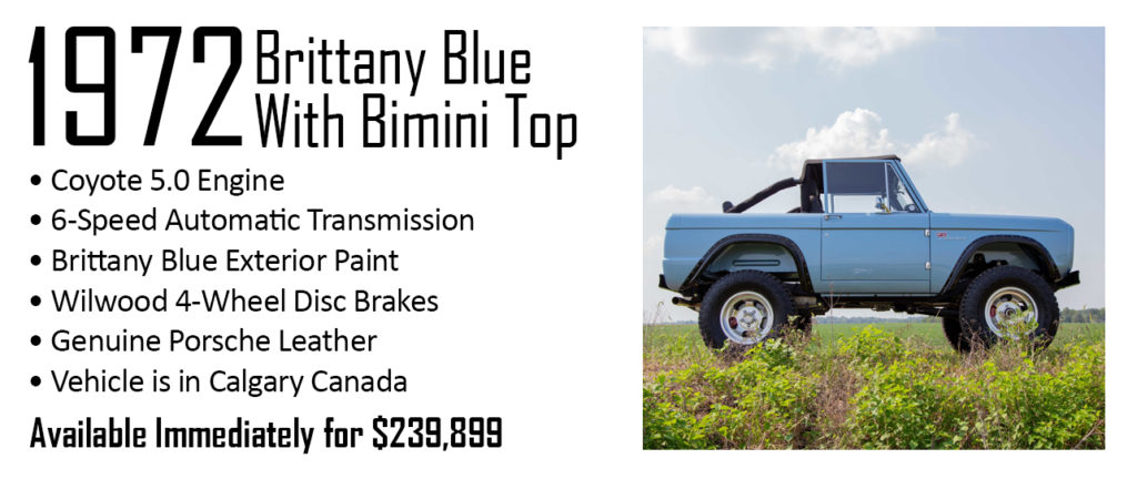 1970 Pre-Owned Custom Ford Bronco | Blue Bronco With Hardtop | Gateway Bronco