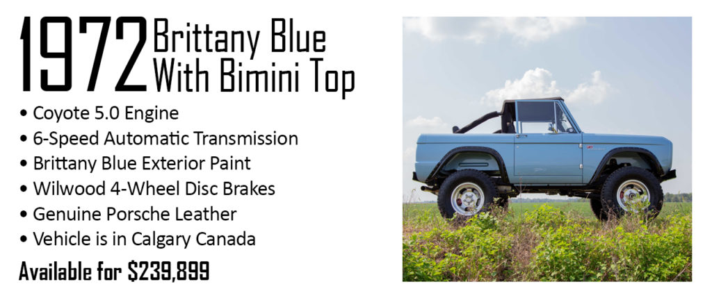 1970 Pre-Owned Custom Ford Bronco | Blue Bronco With Hardtop | Gateway Bronco