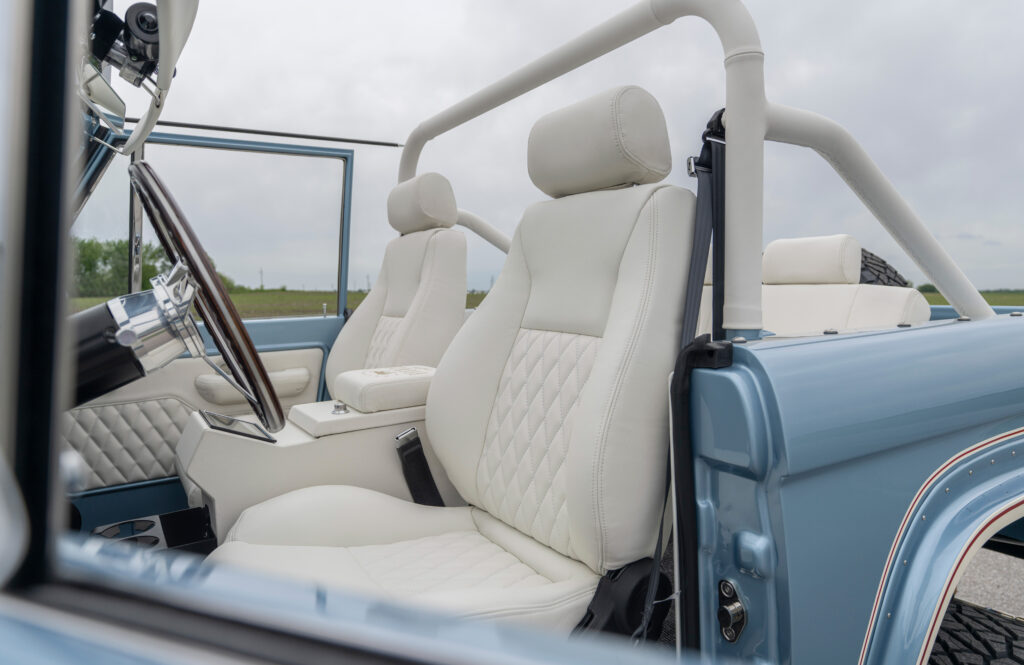 For Sale Brittany Blue with Ranger Stripes | Coyote Edition Bronco