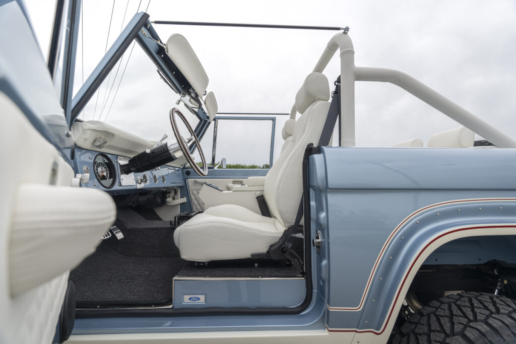 For Sale Brittany Blue with Ranger Stripes | Coyote Edition Bronco
