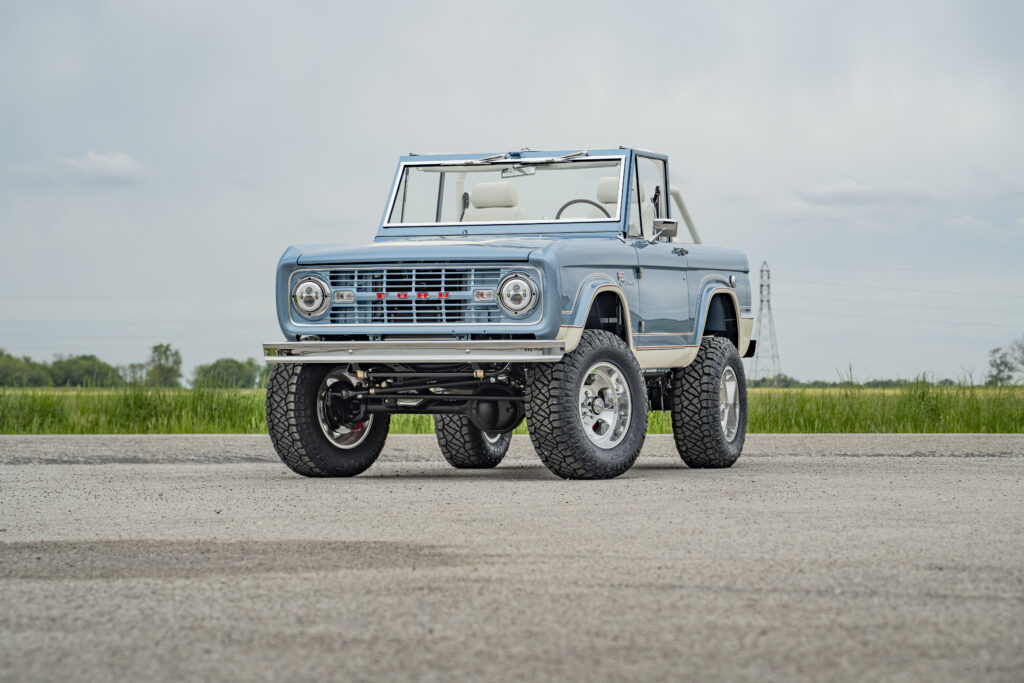 For Sale Brittany Blue with Ranger Stripes | Coyote Edition Bronco