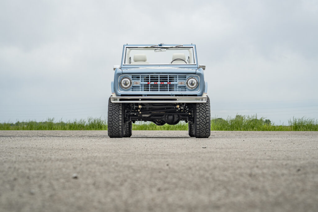 For Sale Brittany Blue with Ranger Stripes | Coyote Edition Bronco