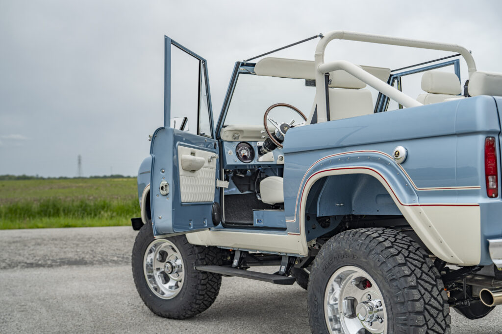 For Sale Brittany Blue with Ranger Stripes | Coyote Edition Bronco